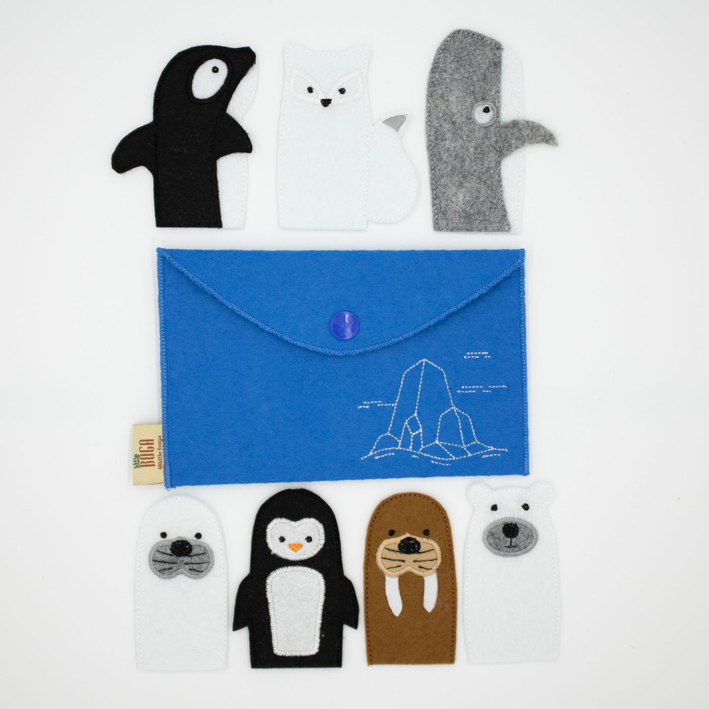 Arctic Animals Finger Puppets – Set of 7
