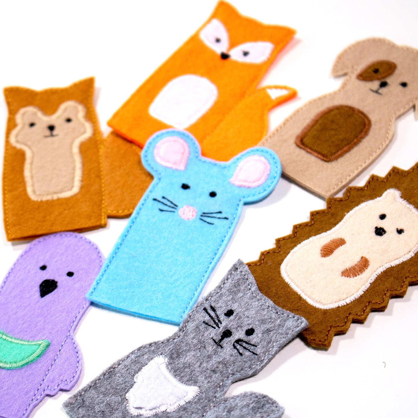City Animals Finger Puppets – Set of 7
