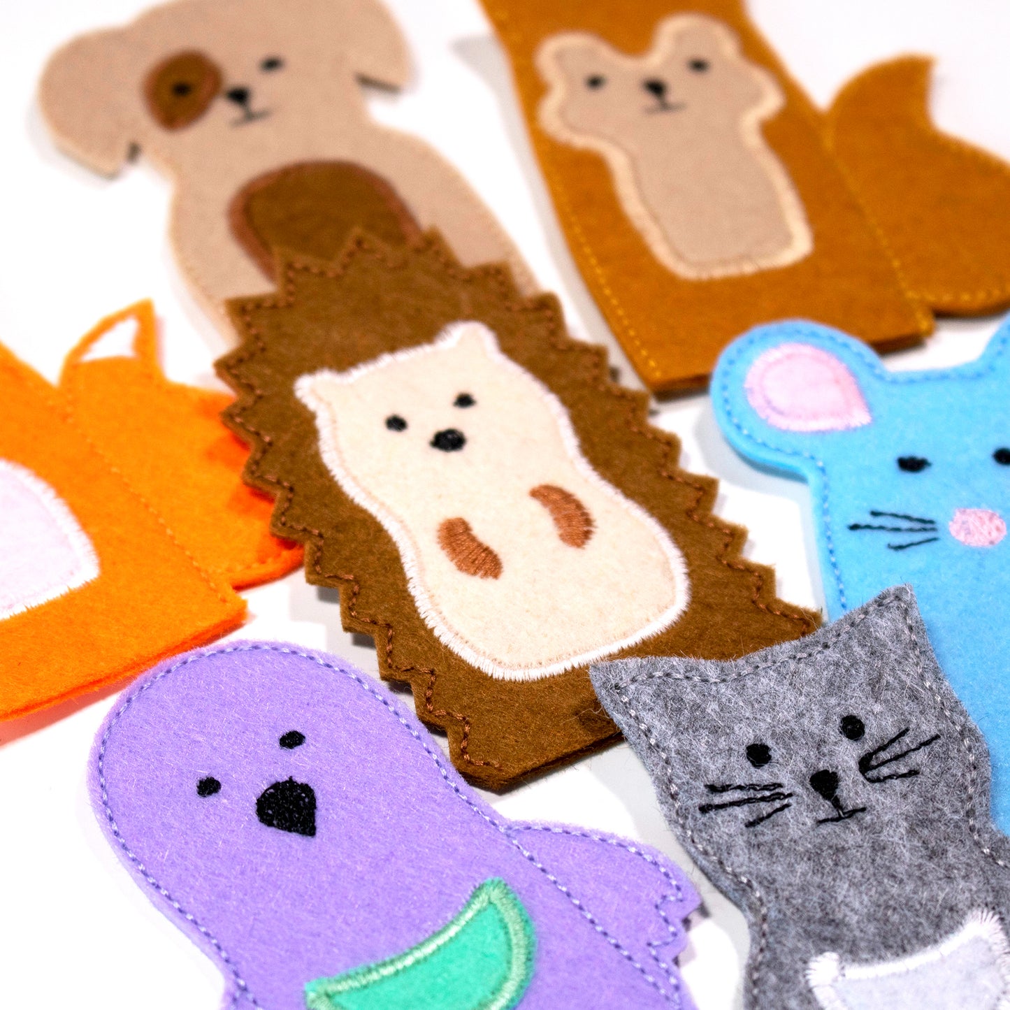 City Animals Finger Puppets – Set of 7