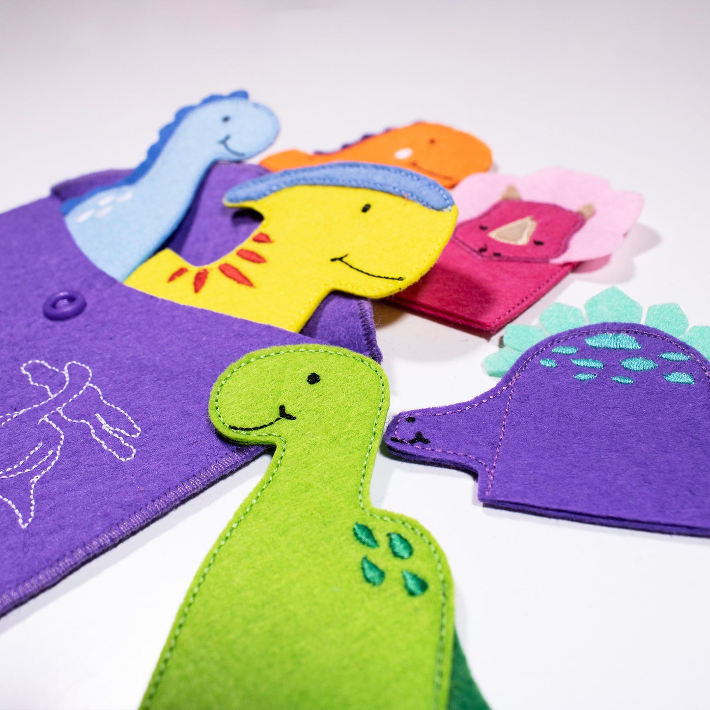 Fingerpuppen Dinosaurier – Set von 6