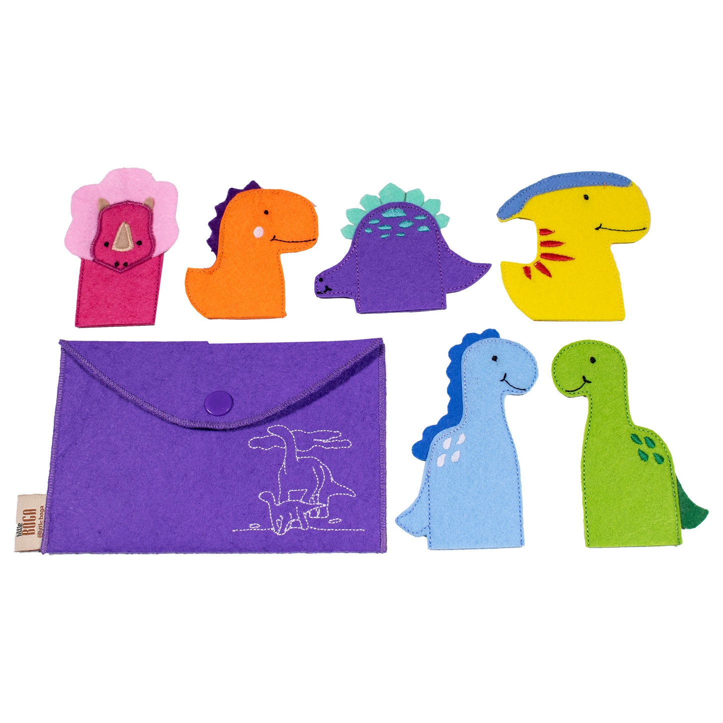 Fingerpuppen Dinosaurier – Set von 6