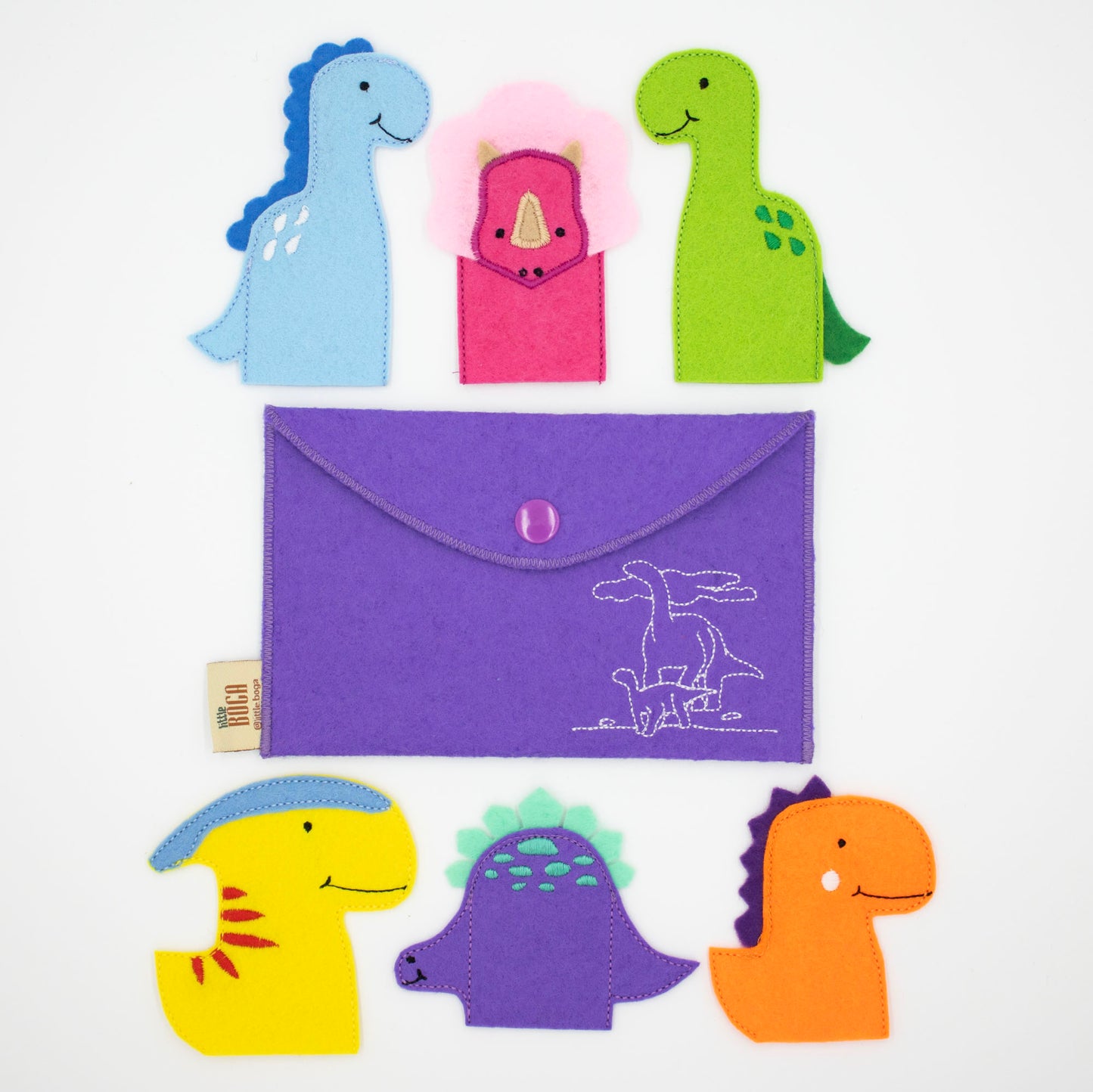 Fingerpuppen Dinosaurier – Set von 6