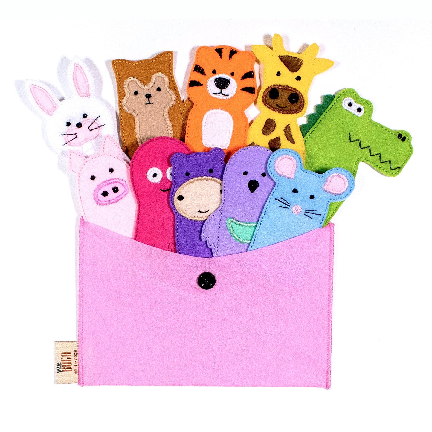 Make Your Own Animal Finger Puppets Set