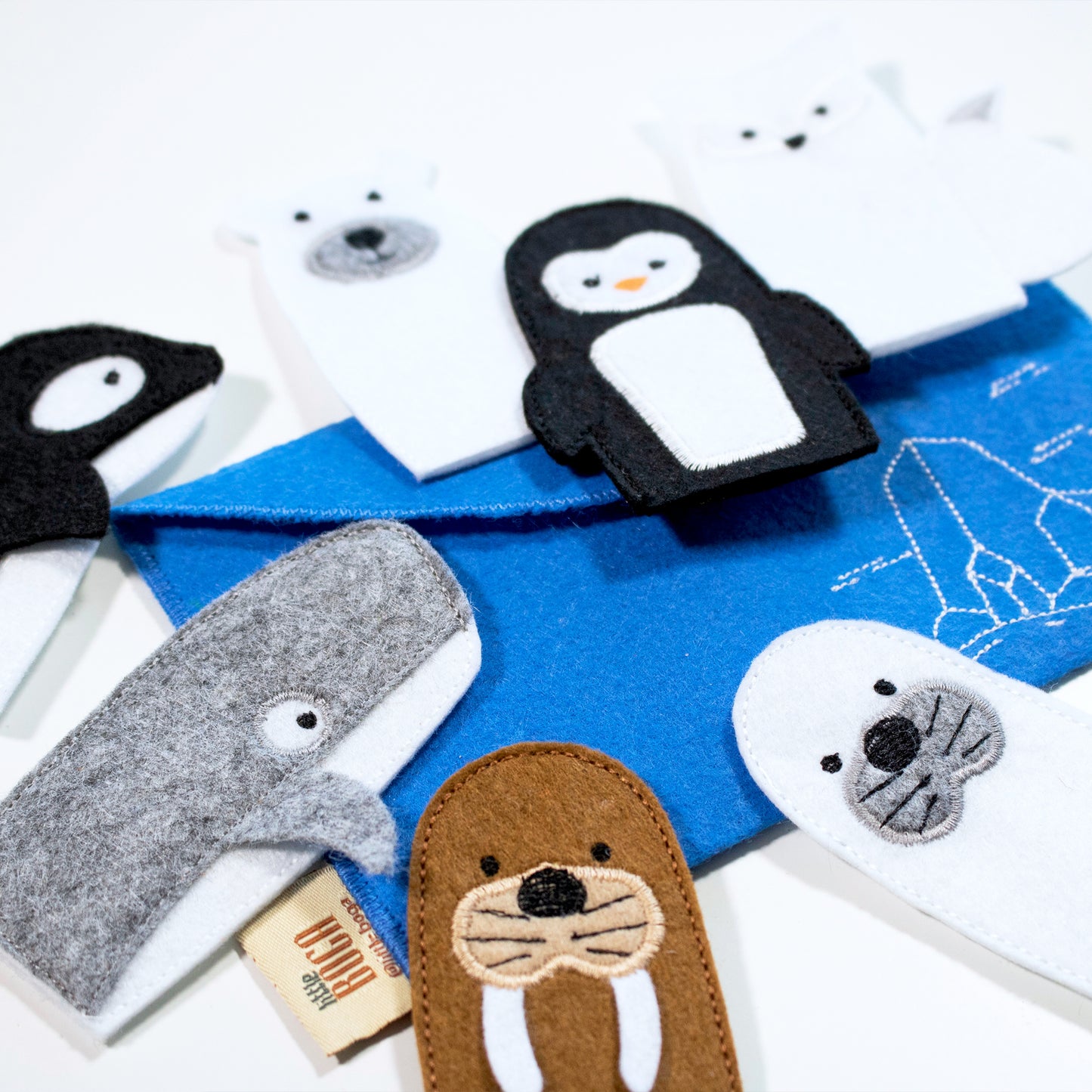 Arctic Animals Finger Puppets – Set of 7