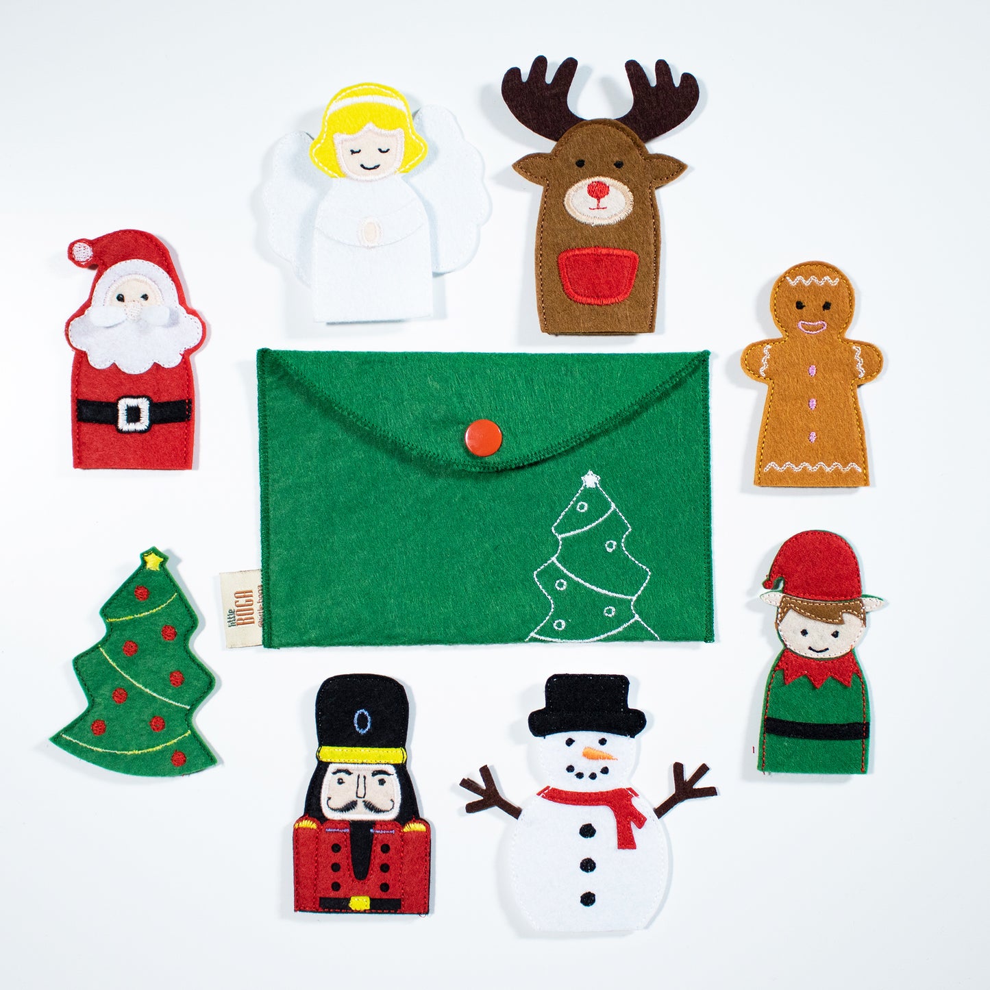 Christmas Finger Puppets – Set of 8