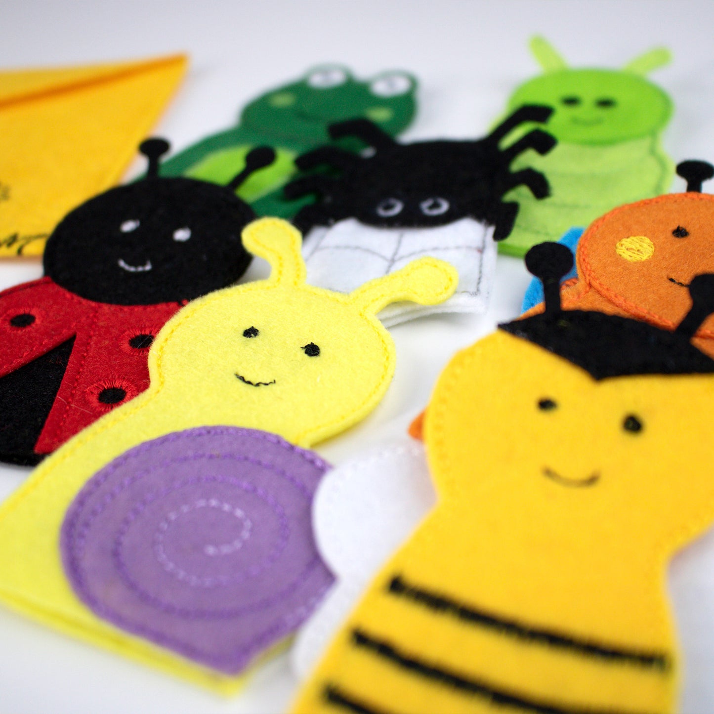 Garden Animals Finger Puppets – Set of 7