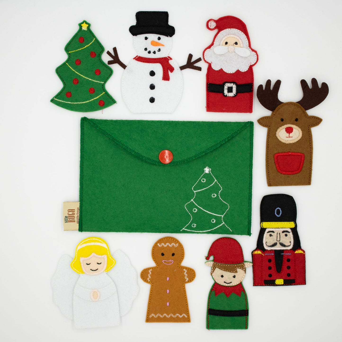 Christmas Finger Puppets – Set of 8