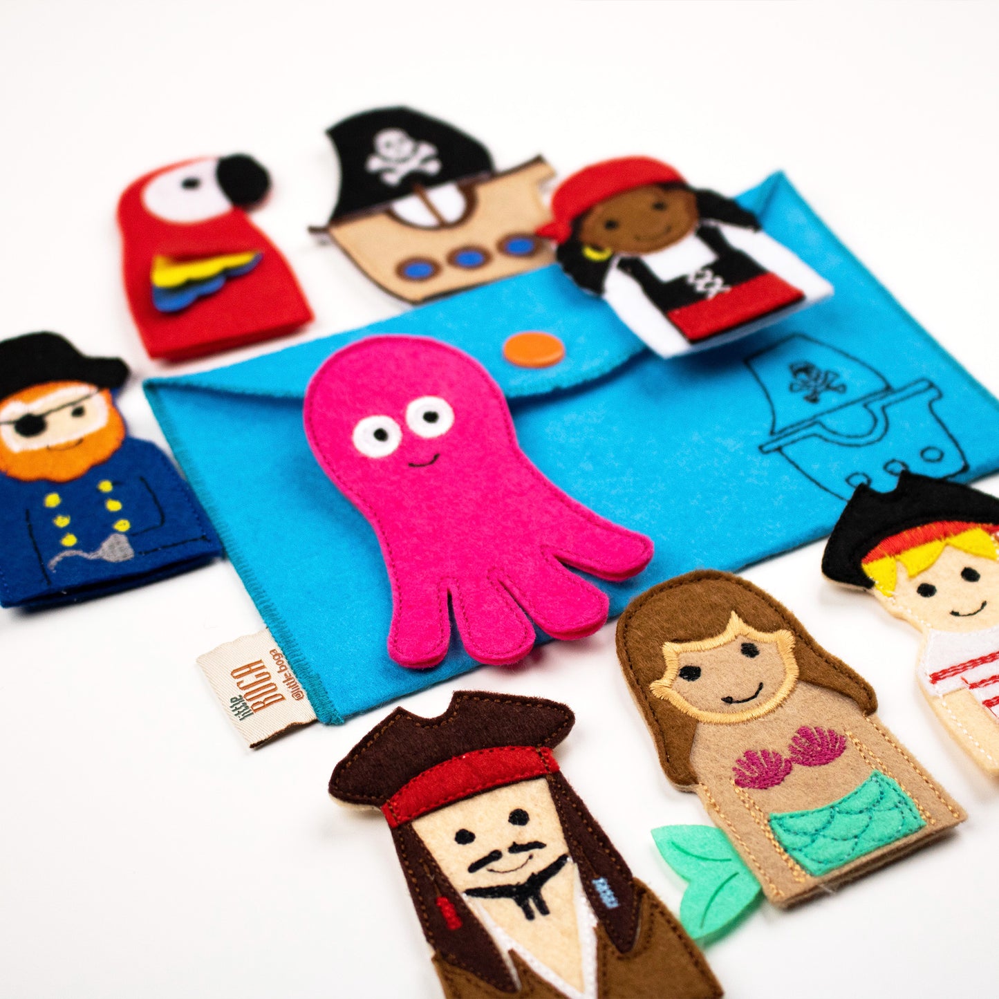 Pirate Finger Puppets – Set of 8